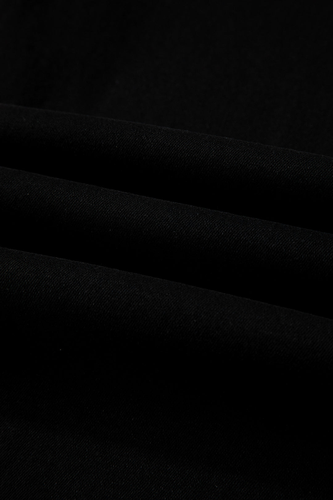 Black 2-Button High Waist Flared Bottom Jeans