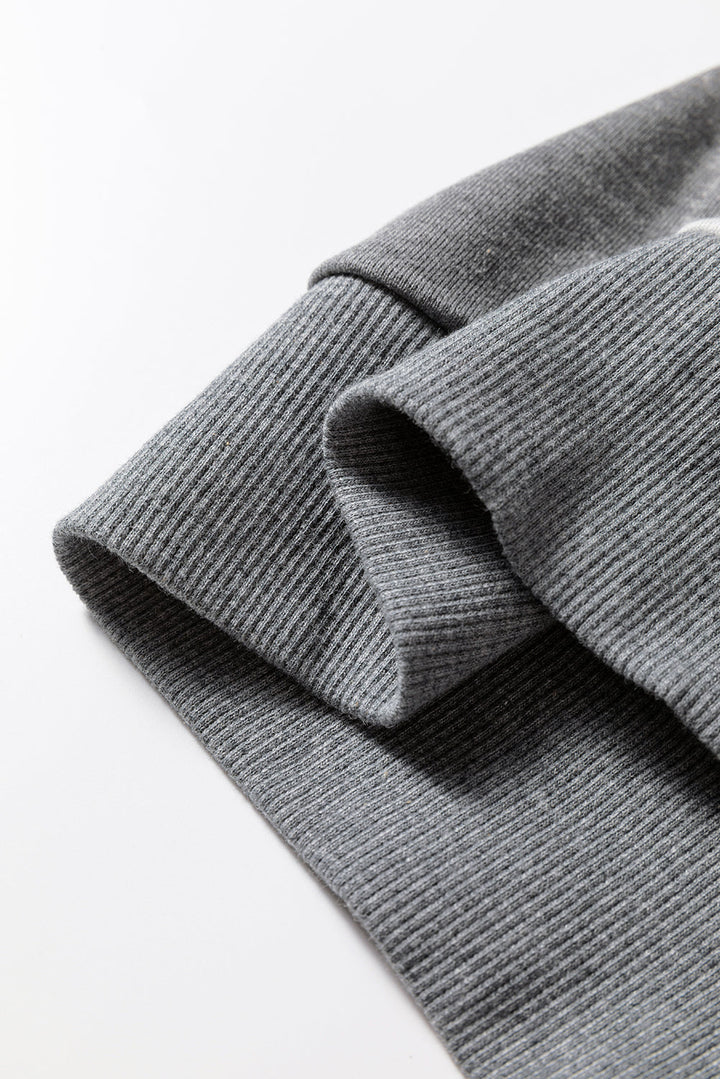 Payton Uneven Hem Chic Sweatshirt