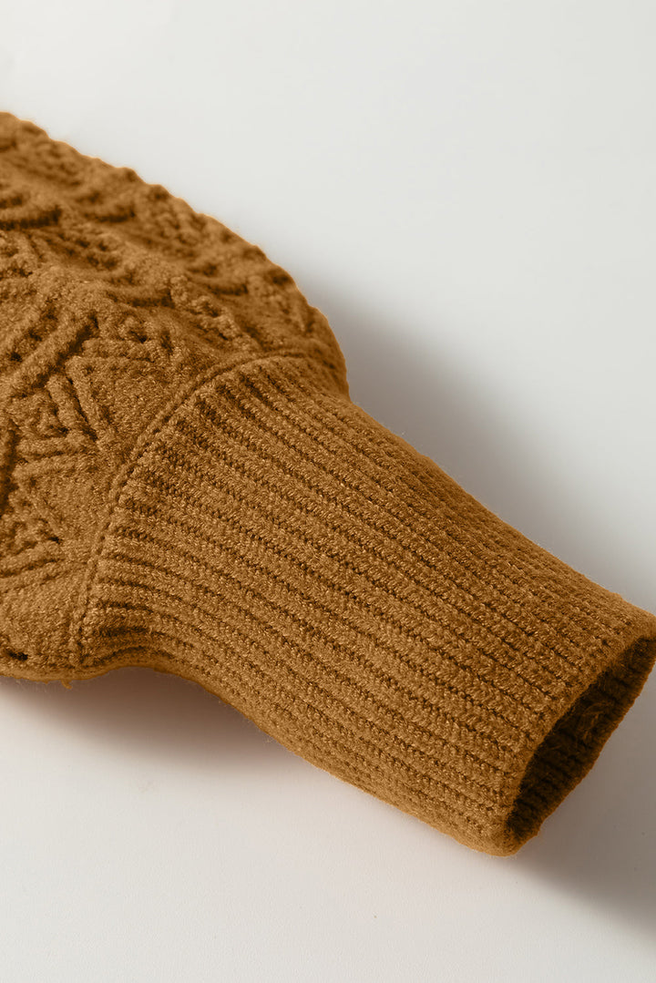 Aria Edge Balloon Sleeve Sweater