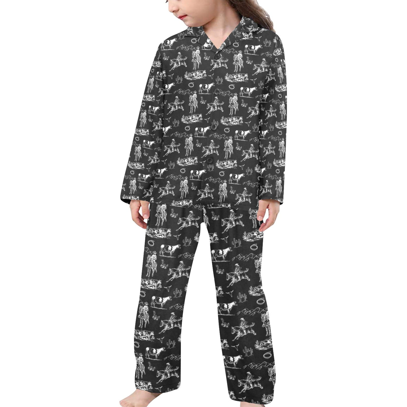 Ranch Life Girl's Western Pajama Set