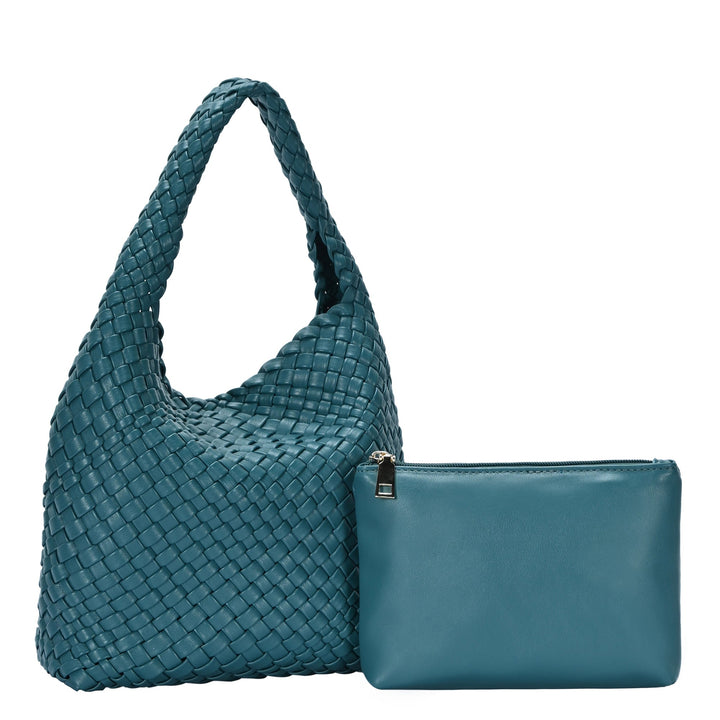 Parker 2 in 1 Woven Satchel