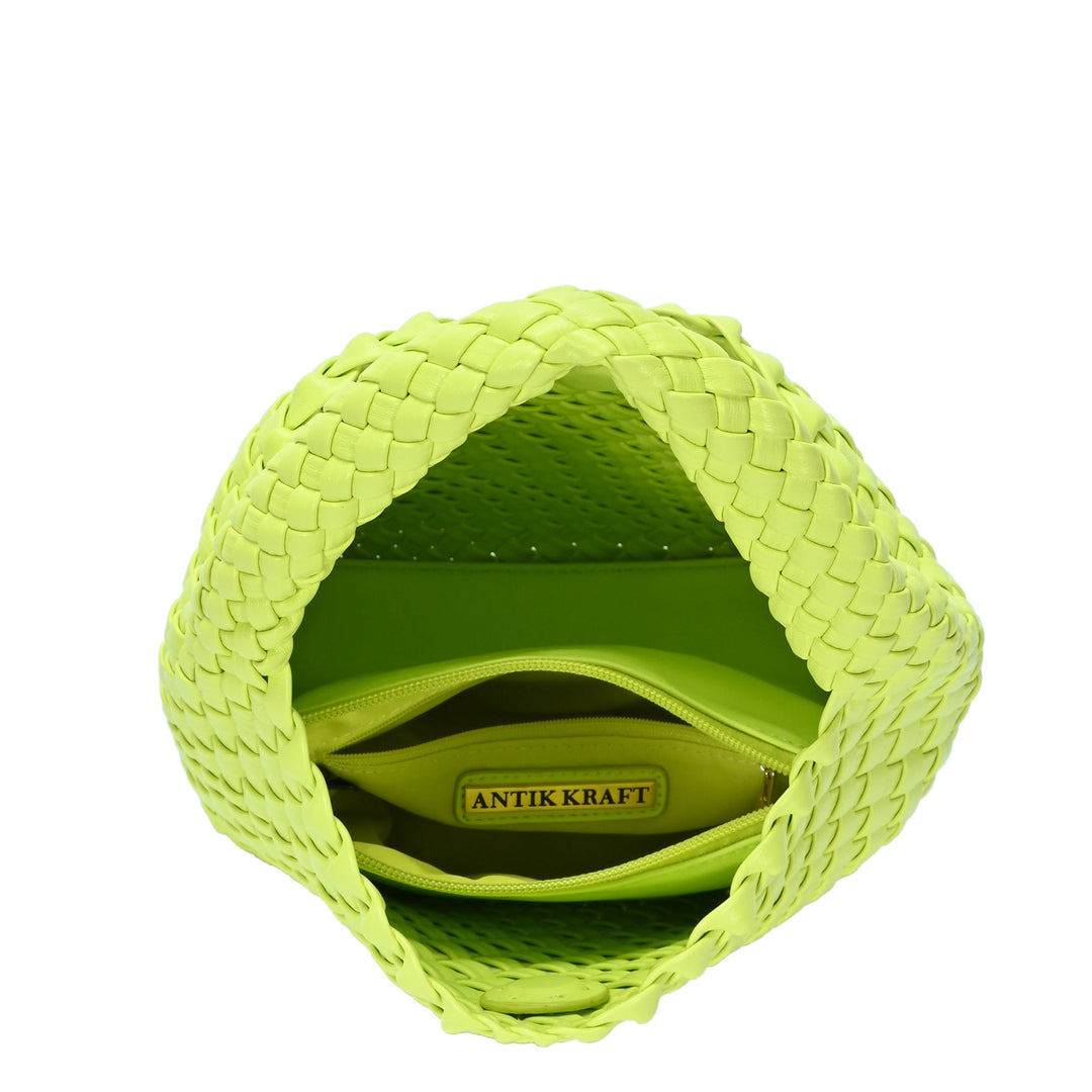 Parker 2 in 1 Woven Satchel