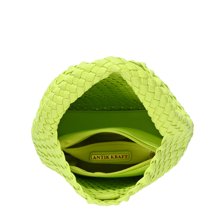 Parker 2 in 1 Woven Satchel