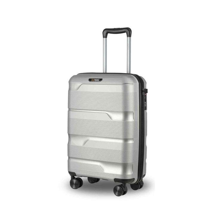 20-inch Silver Carry-On Hardcase Roller Luggage