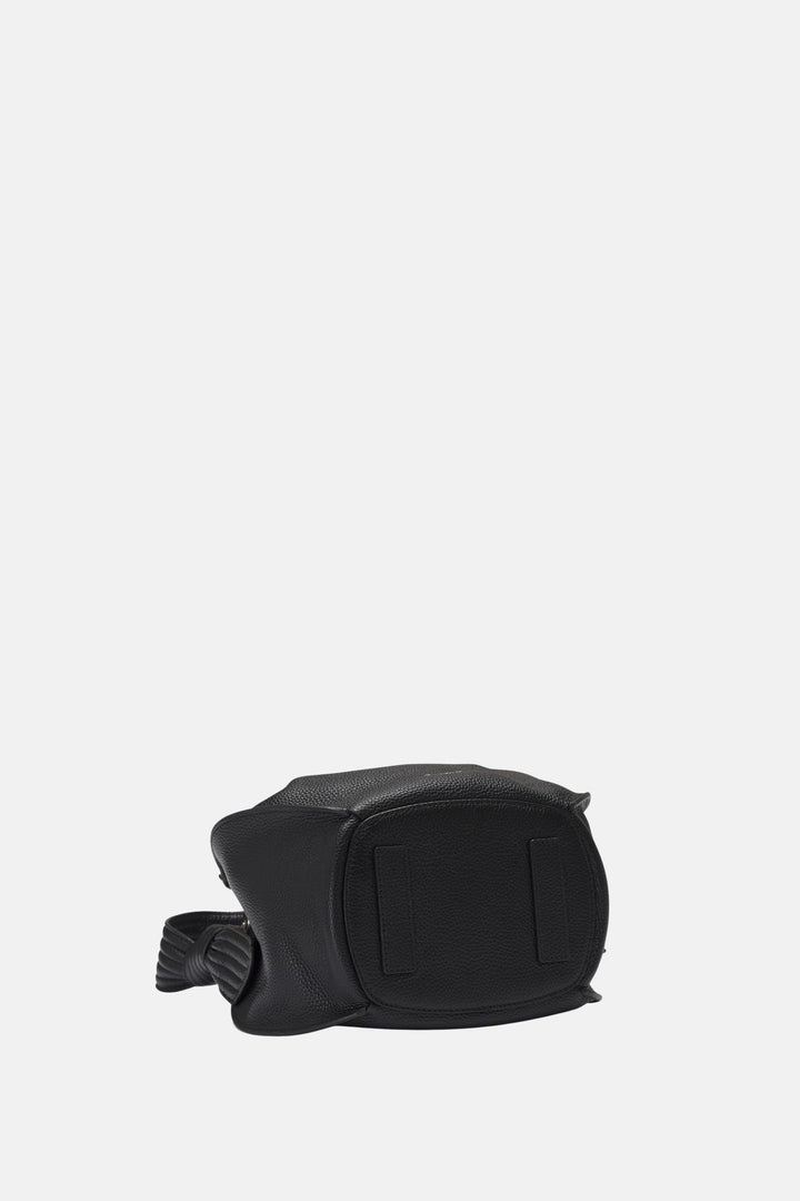 Oryany - Selena Bucket Bag - Medium Crossbody - Black Leather