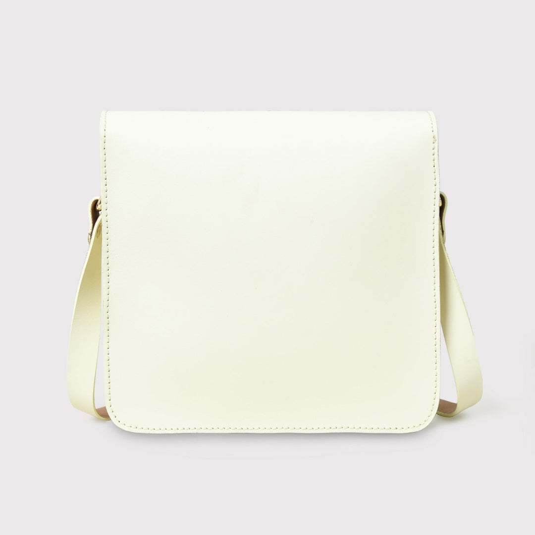 White Elegance Crossbody Sling Bag