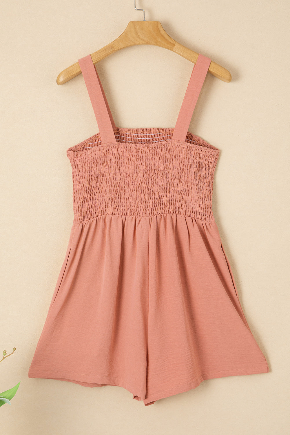 Ellis Casual Smocked Sleeveless Romper