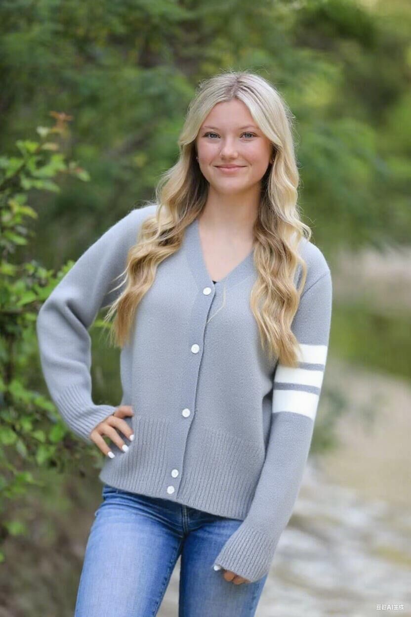 Knit button front cardigan