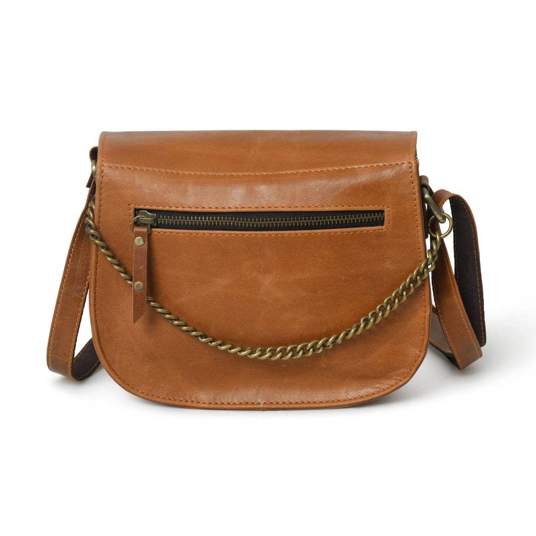 The Molina Satchel- Tan Brown
