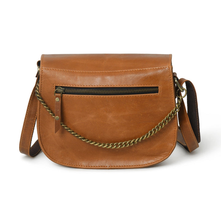 The Molina Satchel- Tan Brown