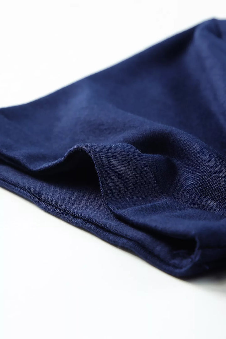 Round Neck Rolled Sleeve T-Shirt