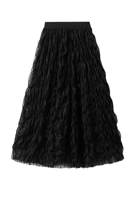 Midi Mesh Skirt