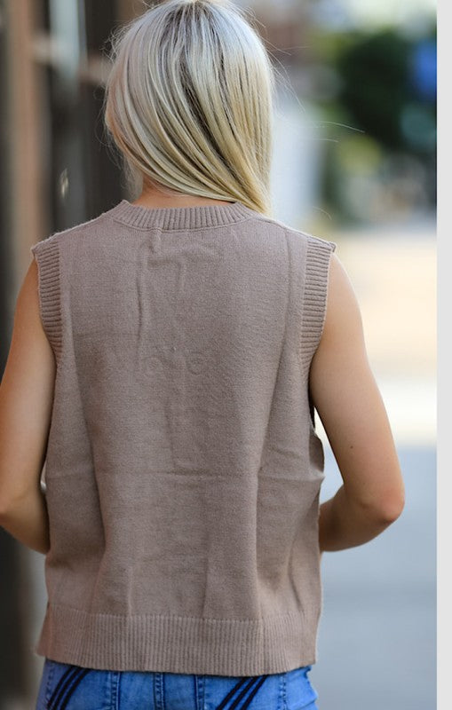Women's Spring/Fall  V-Neck Knit Vest