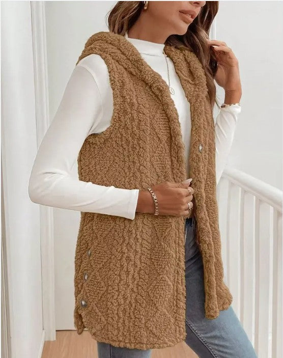 Hooded Fleece Vest