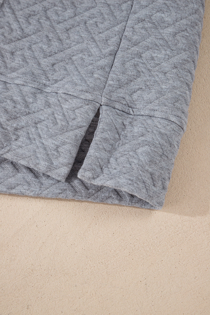 Saige Half Zipper Collared Sweatshirt