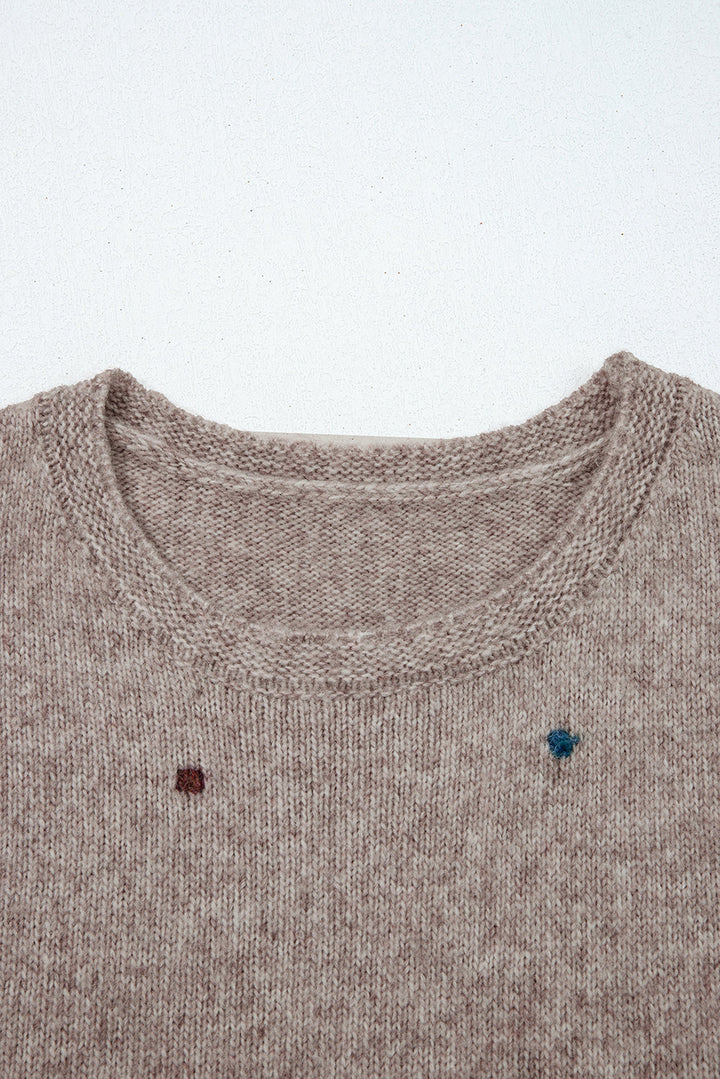 Abigail Detail Drop Shoulder Sweater