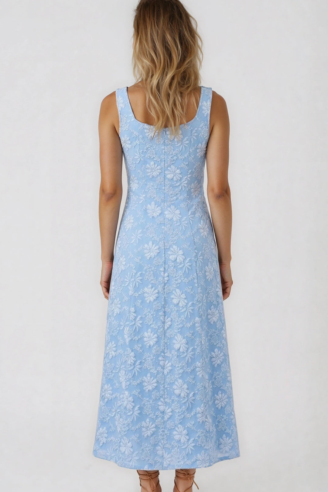 Miss Sparkling A-Line Midi Dress
