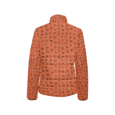 Rust Cattle Brands Women's Puffy Bomber Jacket