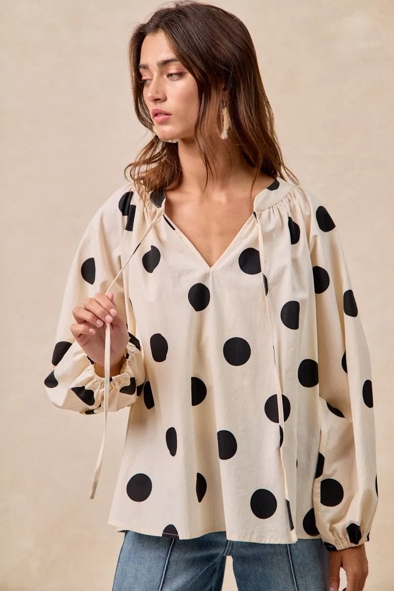 The Dotty Days Blouse