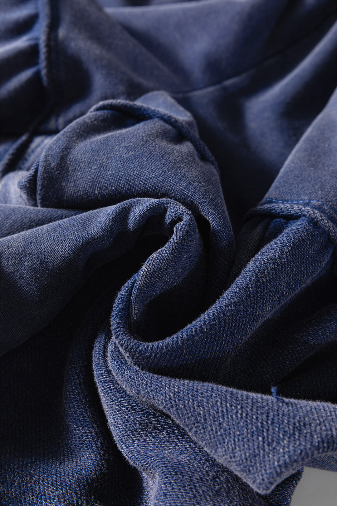 Ashleigh Blue Careys Mineral Wash Tiered Wide Leg Patchwork Drawstring Pants