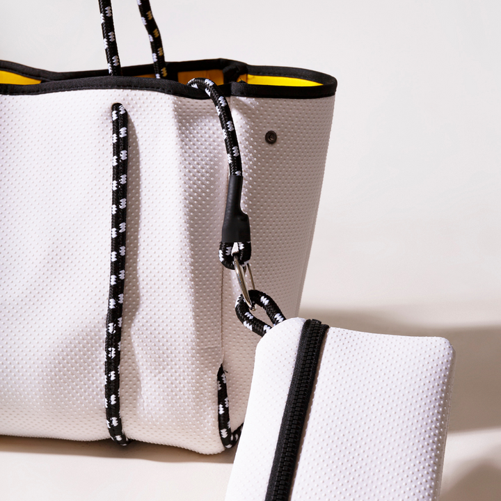EVERYDAY TOTE DOTTED WHITE