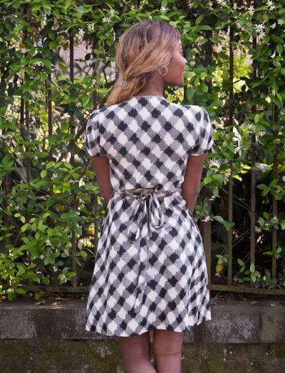 Picnic Plaid Wrap Dress