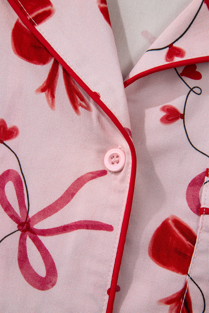 Laurel Pcs Pajama Set Long Sleeve Top