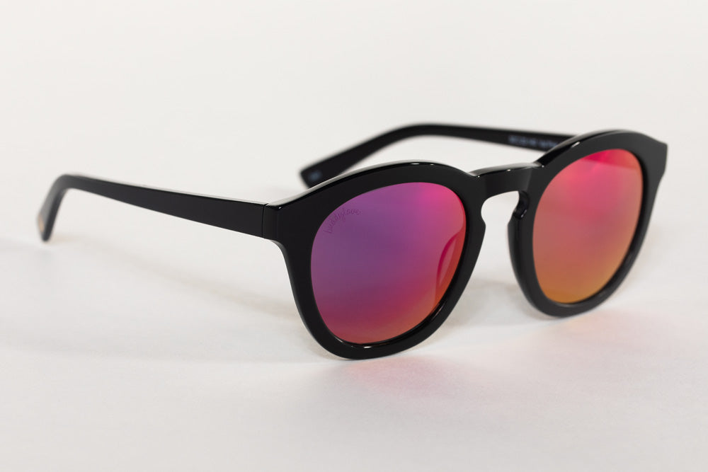 Val Acetate Framed Sunglasses - Pink