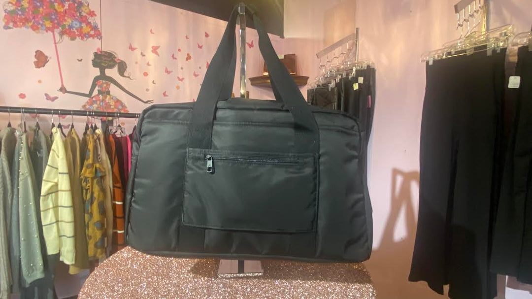 Black Wellington Weekender Bag