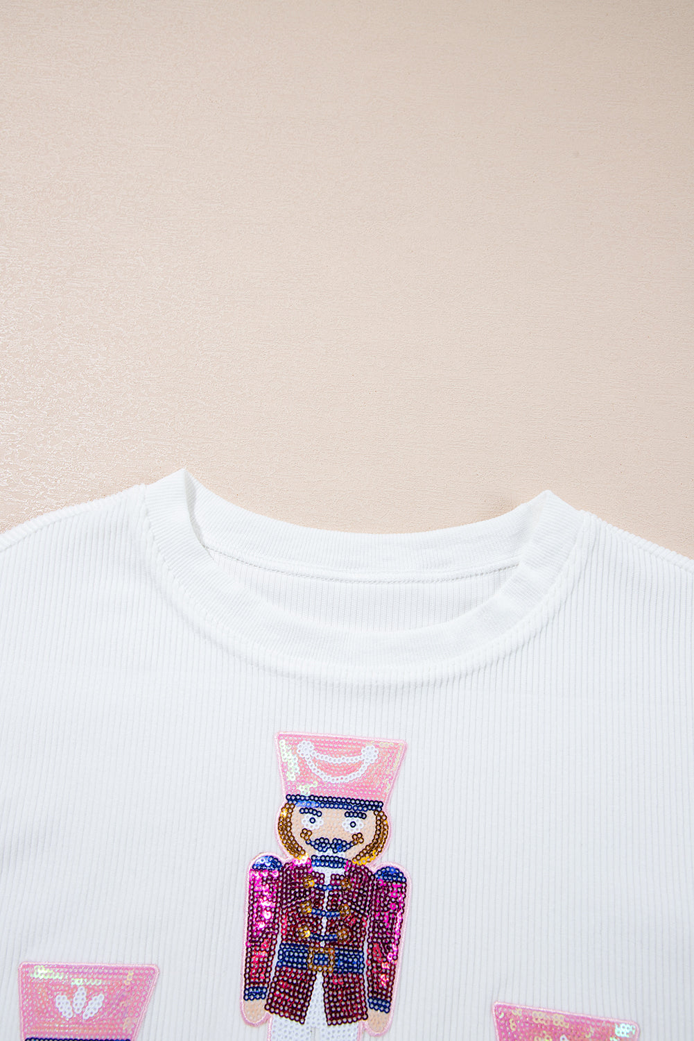 Aria Christmas Fashion Corded Sweatshirt