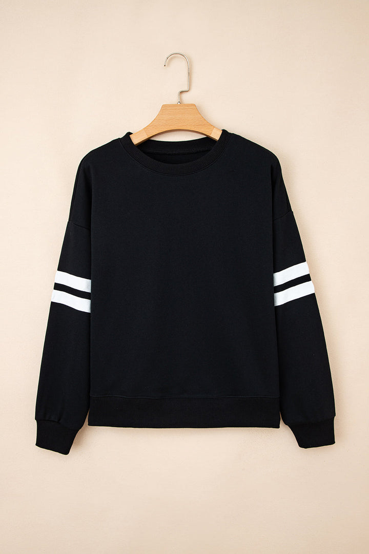 Taylor Striped Oversized Sweatshirt