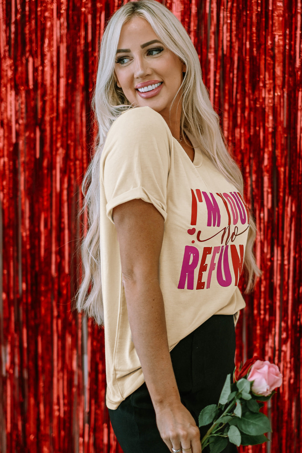 Jordyn No Refunds Graphic Tee