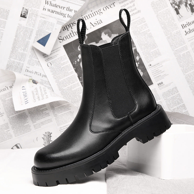 Fleece-Lined Winter Boots – Warm Outdoor Streetwear