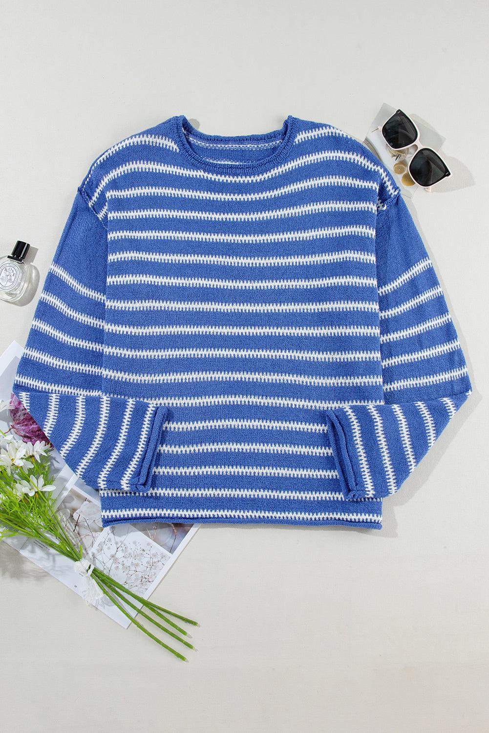 Cadence Stripe Casual Sweater