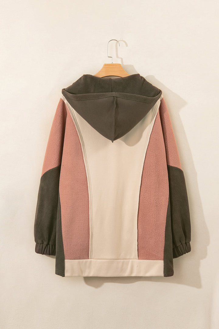 Isabelle Patchwork High Low Hoodie