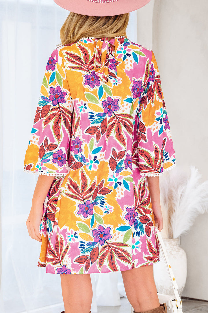 Emersyn Sleeve Swing Mini Dress