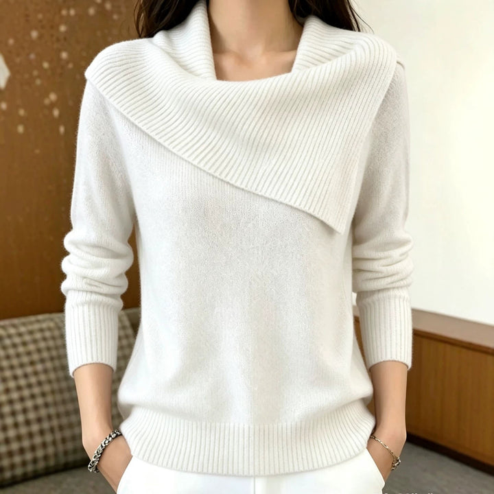 Ribbed Knit Pullover Sweater