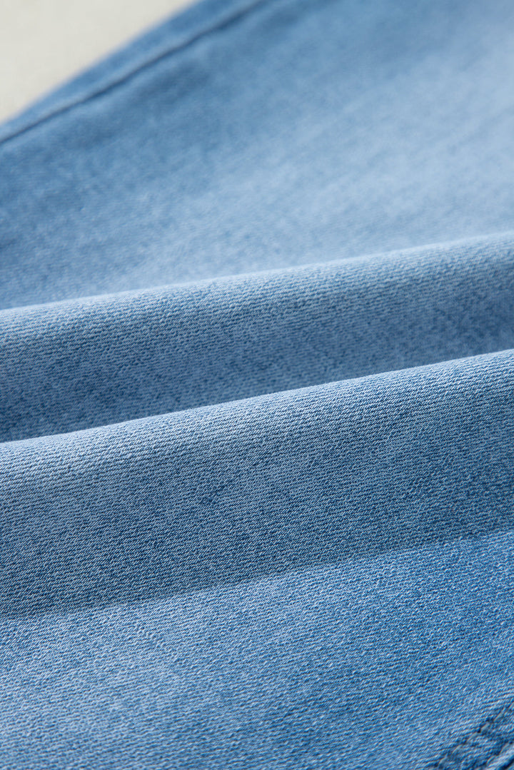 Dream Slit Leg Straight Jeans