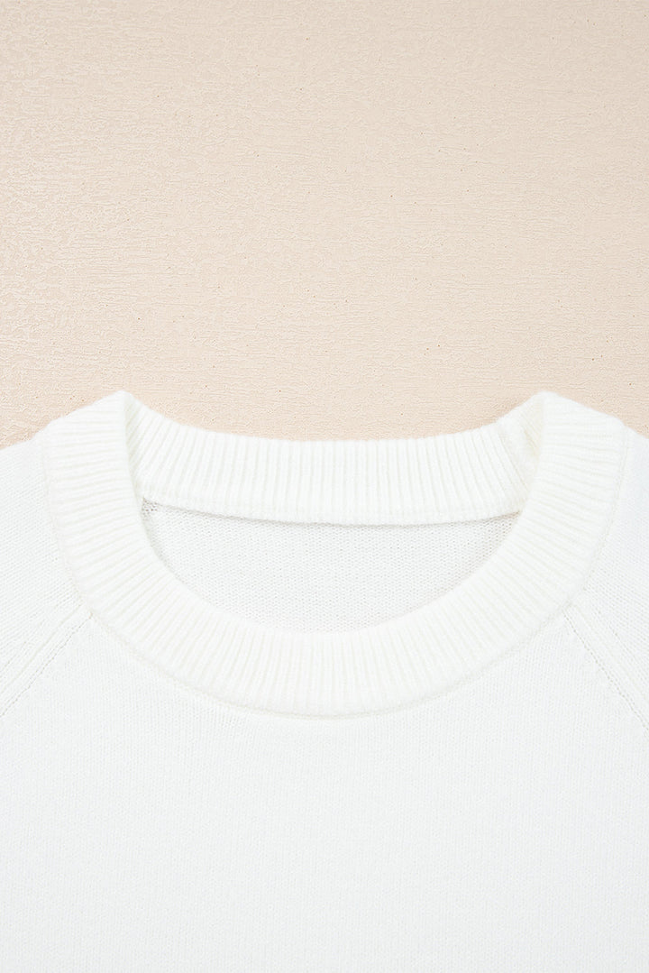Merry Christmas Raglan Sleeve Sweater