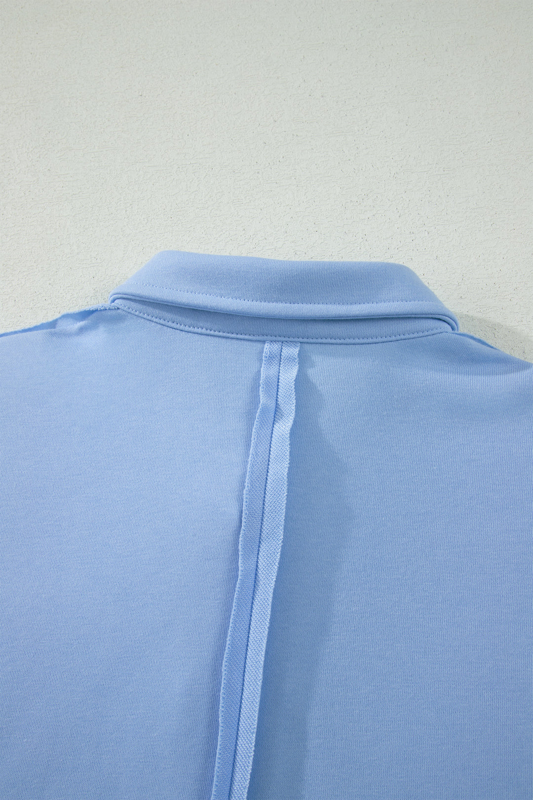 Banana Cream Loose Polo Tee Elastic Waist 2pcs Short Set
