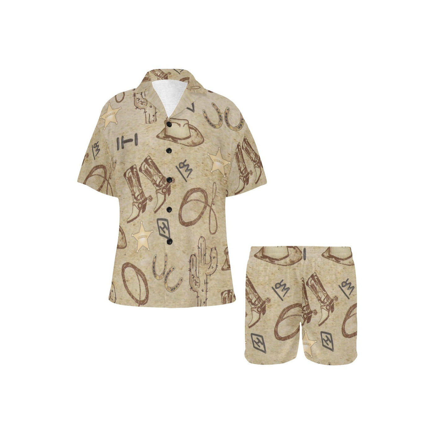 Old West Women's Western Pajama Set