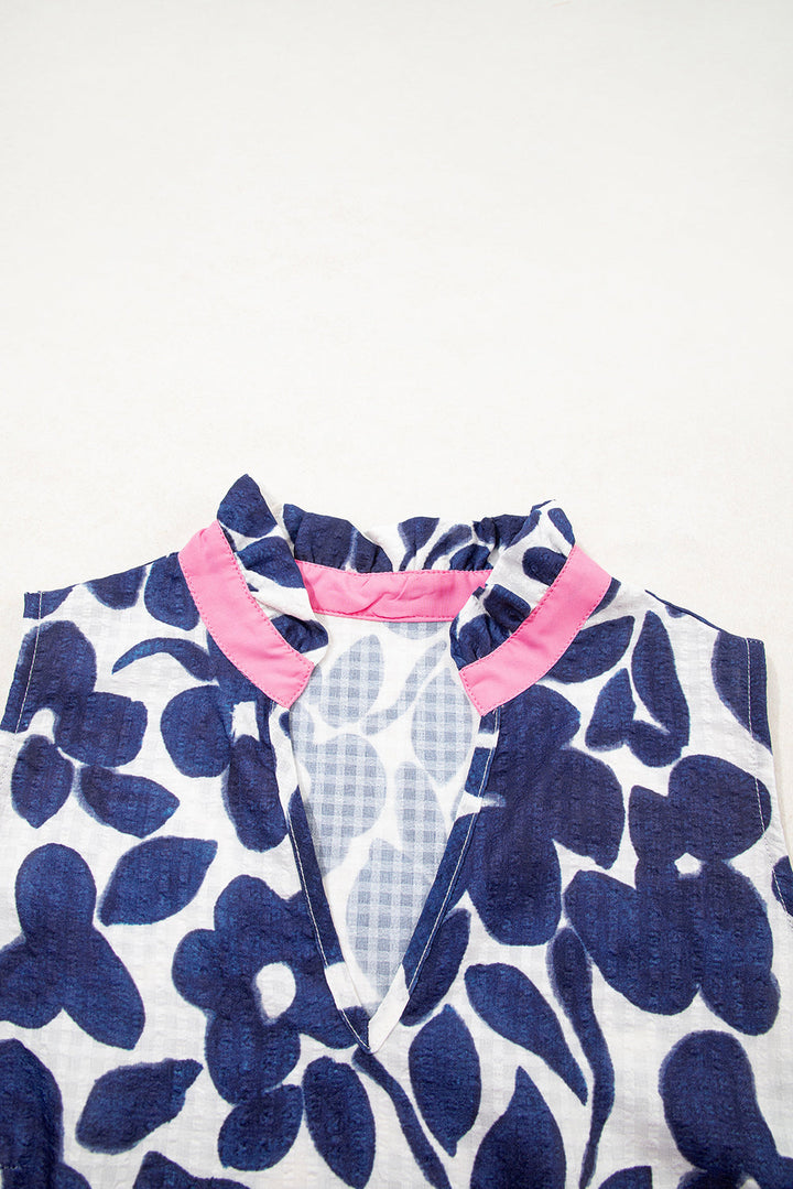 Margaret Colorblock Notched Mini Dress