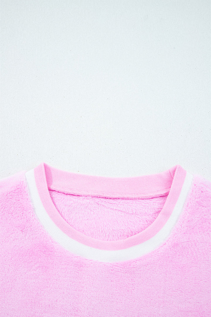 Naya Merry Graphic Plush Pullover