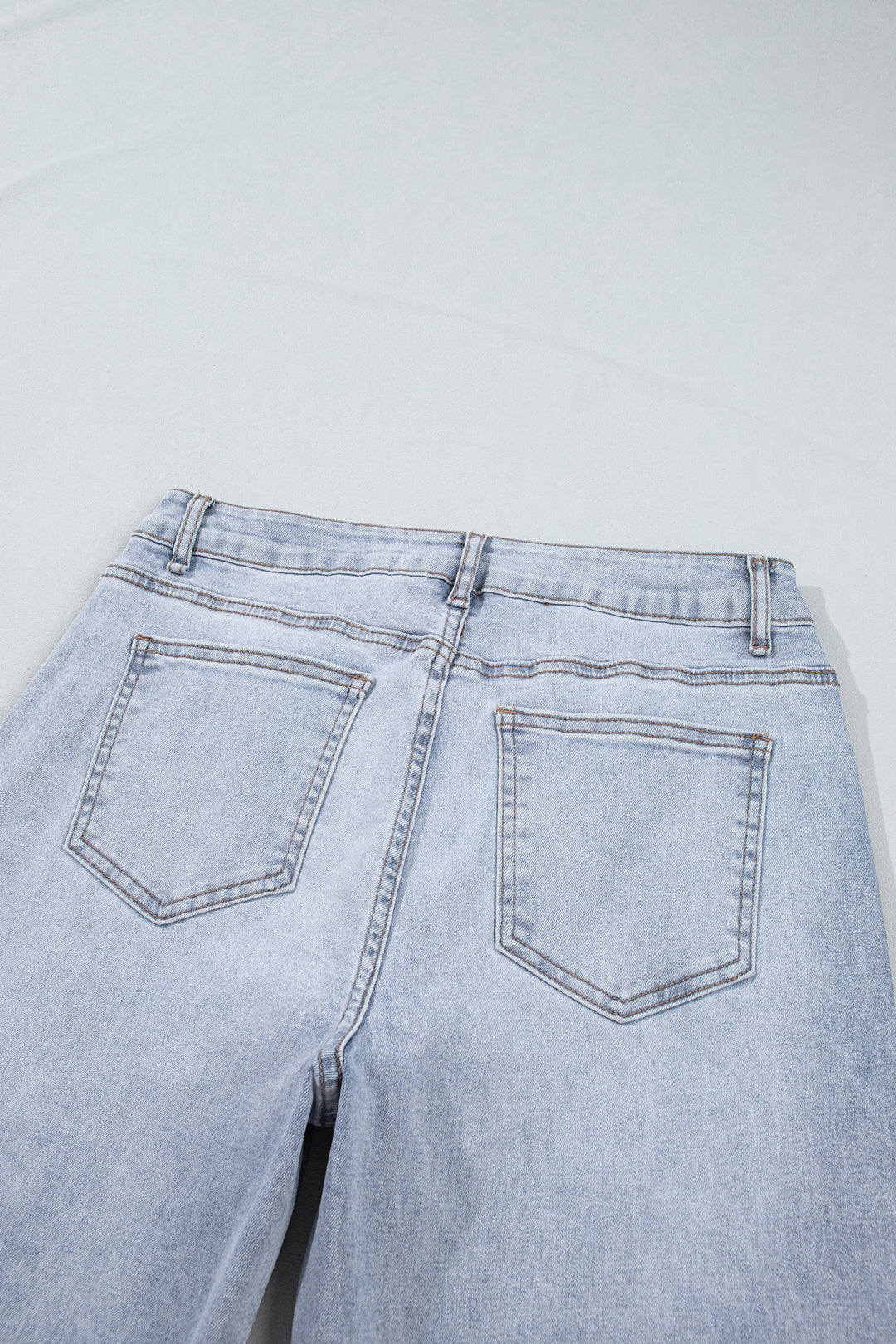 Beau Blue Sparkle Detail Western Casual Shift Jeans
