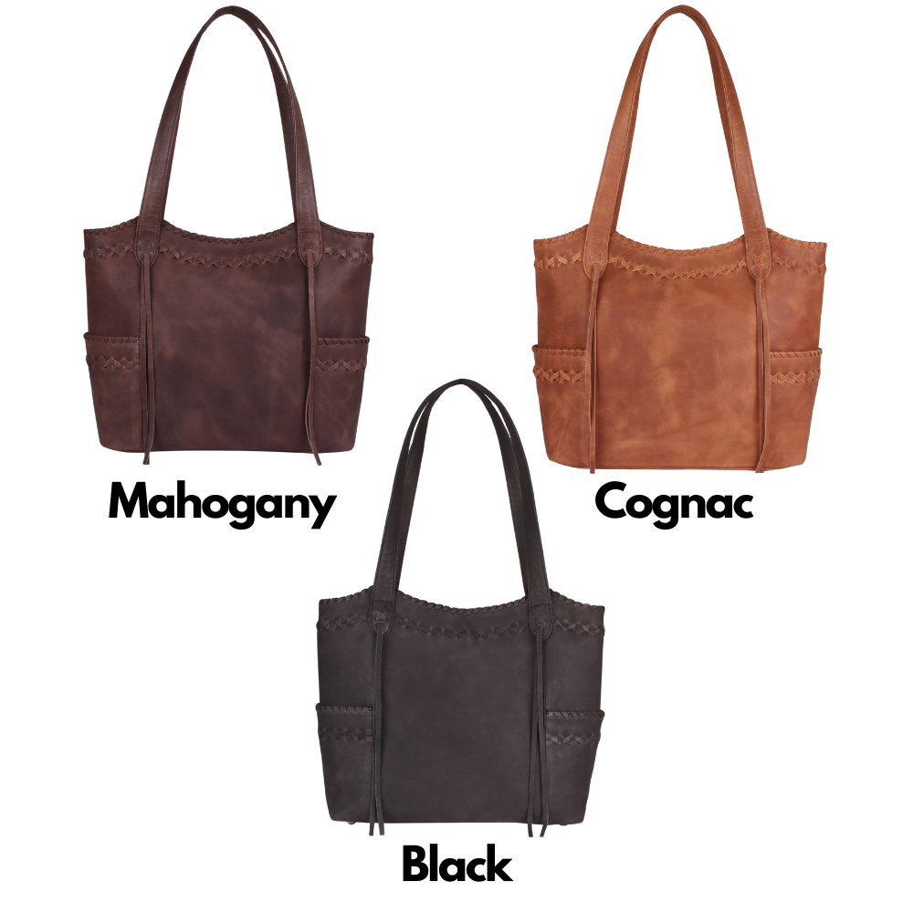 Concealed Carry Kendall Leather Tote by Lady Conceal