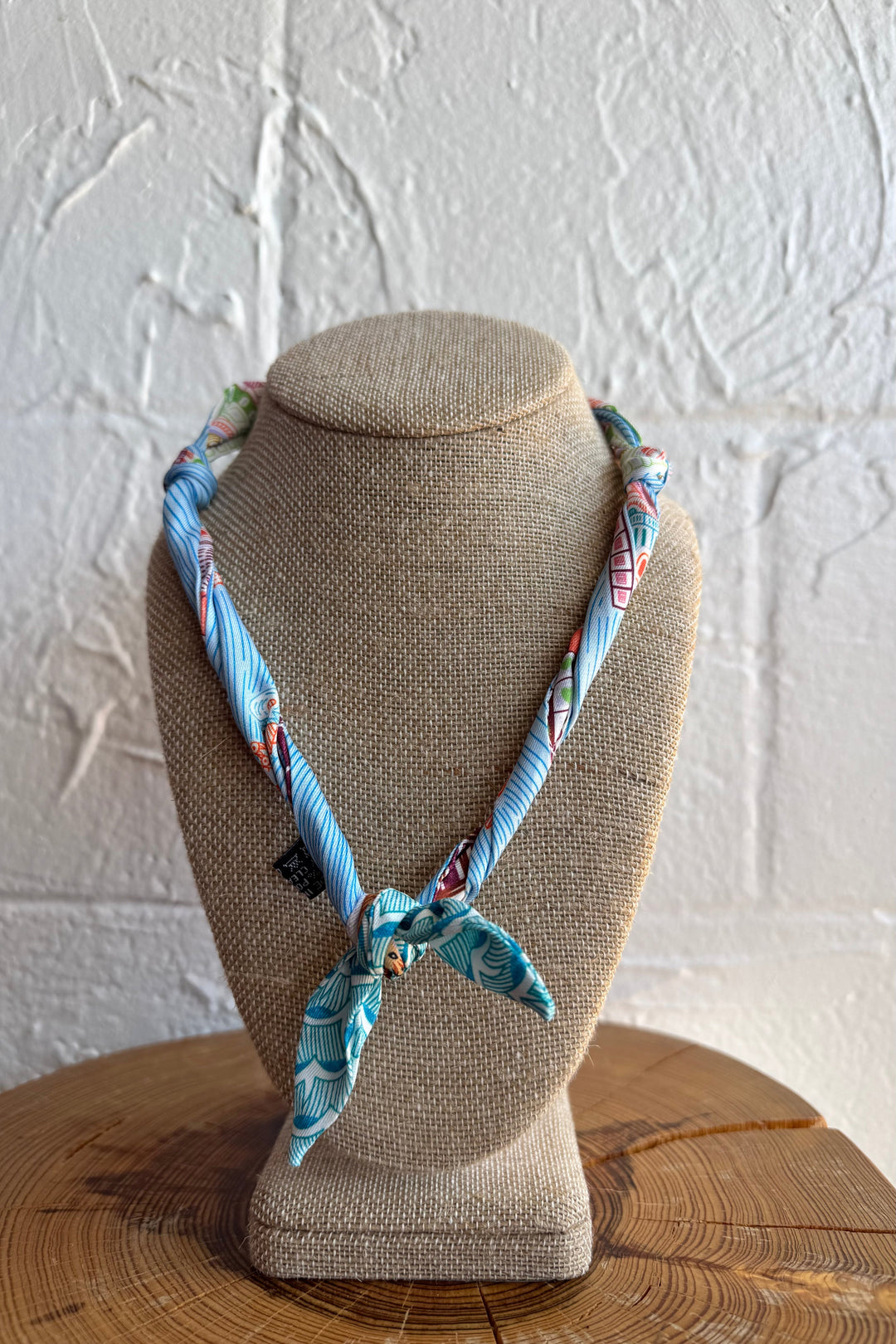 GEMELLI | KNOTTED BANDANA SCARF NECKLACE - PASTEL BREEZE