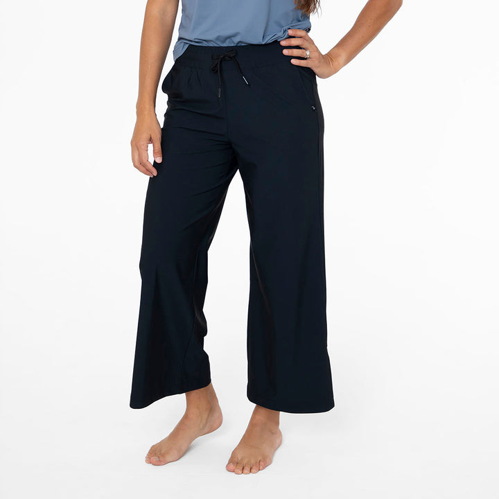 Wide Leg Tech Pants