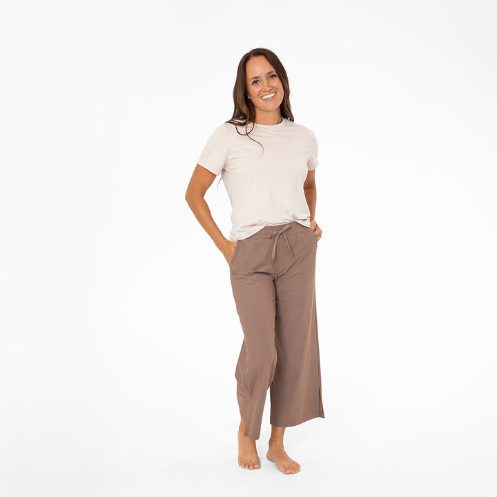 Wide Leg Tech Pants