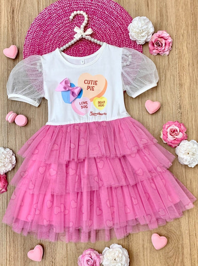 Sweethearts Cutie Pie Tiered Tutu Dress