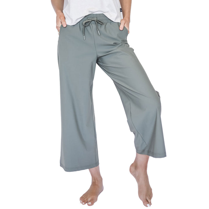 Wide Leg Tech Pants